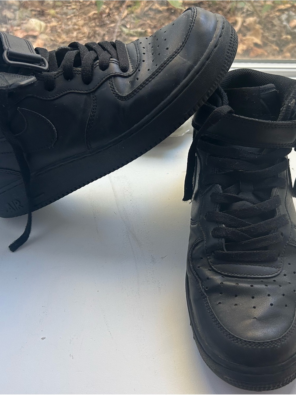 Nike mid-Air force Tripple black